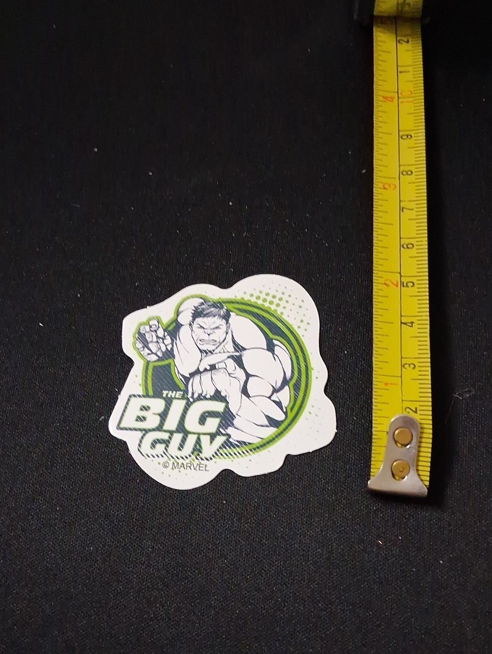 Marvel The Big Guy Hulk Waterproof Sticker - White & Green Graphic